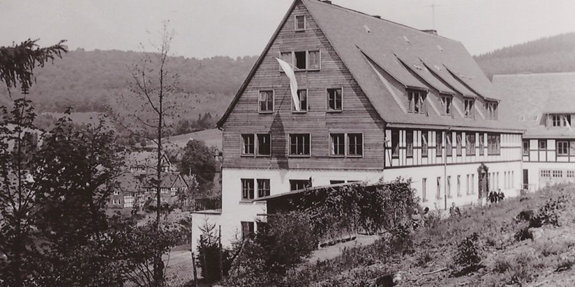 Eingangsbereich des früheren Altenzentrums in Bad Fredeburg